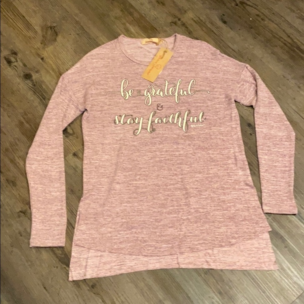 Women’s long sleeve Lavender blouse